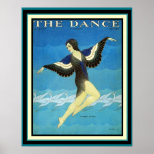 Vintage en het dansmagazine Poster 16 x 20