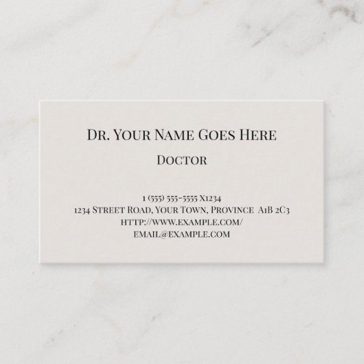 Vintage en nostalgisch Visitekaartje van de Kijker (Voorkant)