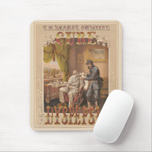 Vintage en T.M. scherpe positieve genezing voor dy Muismat