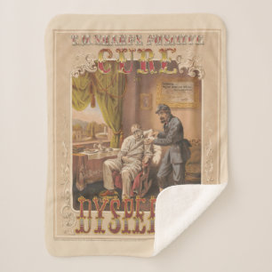 Vintage en T.M. scherpe positieve genezing voor dy Sherpa Deken