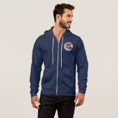 Vintage en Tach Finish First Hoodie (Voorkant volledig)