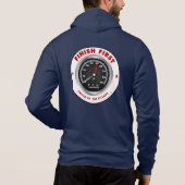 Vintage en Tach Finish First Hoodie (Achterkant)