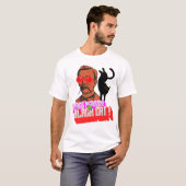 vintage en zwarte kat t-shirt (Voorkant volledig)