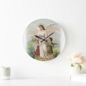 Vintage Engel Schutzengel und zwei Kinder Grote Klok (Huis)