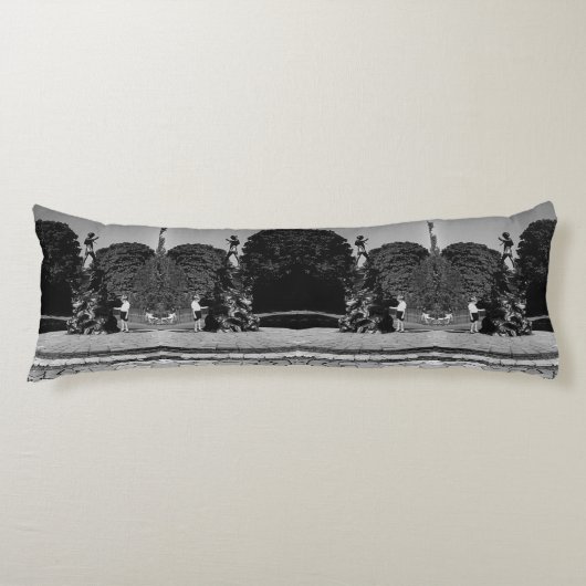 Vintage Engeland Londen Peter Pan standbeeld Kensi Lichaamskussen (Voorkant)