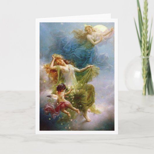 Vintage - Engelen in Dromenland, Kaart (Voorkant)