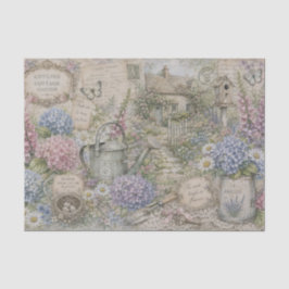 Vintage Engelse Cottage Garden Hydrangea Vingerhoe Tissuepapier