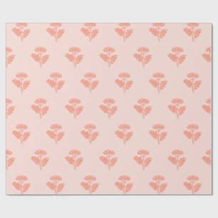 Vintage Engelse Landelijke Cottage Bloempatroon Cadeaupapier