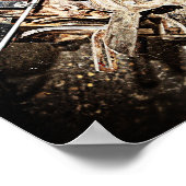 Vintage-engine Poster (Hoek)