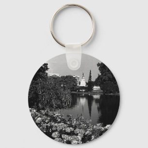 Vintage England London Buckingham St James Park Sleutelhanger
