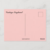 Vintage England Map Briefkaart (Achterkant)