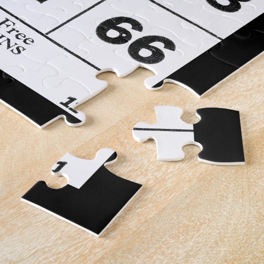 Vintage Ephemera |  Bingo-kaart Legpuzzel (Zijkant)