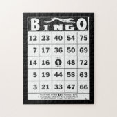 Vintage Ephemera |  Bingo-kaart Legpuzzel (Verticaal)