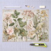 Vintage Ephemera Botanische Collage Tissuepapier (Craft)