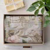 Vintage Ephemera Botanische Collage Tissuepapier (Geschenk)