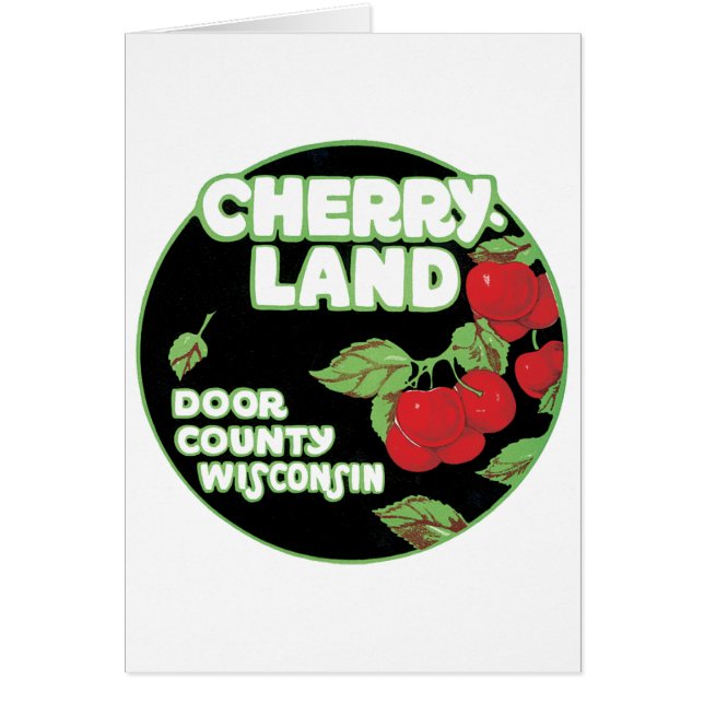 Vintage Ephemera, Cherryland door County Wisconsin (Voorkant)