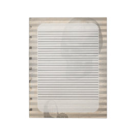 Vintage Ephemera Halloween Skull Ghost Notitieblok