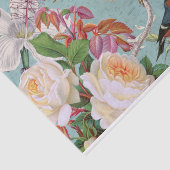 Vintage Ephemera Rozen Vlinders & Vogels Collage Tissuepapier (Detail)