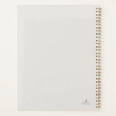 Vintage Epistolary Aesthetic Sealed Key Planner (Achterkant)