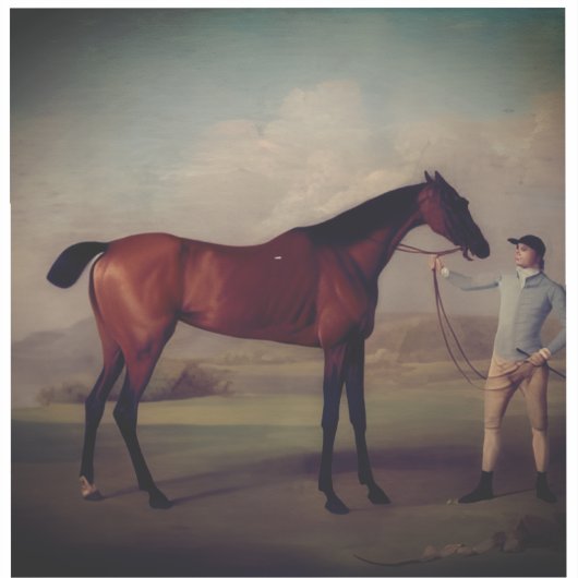 Vintage Equestrian Stickers (Voorkant)