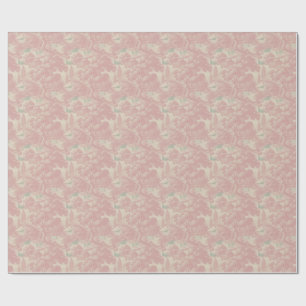 Vintage Equestrian Toile Paard Landgoed Patt Cadeaupapier