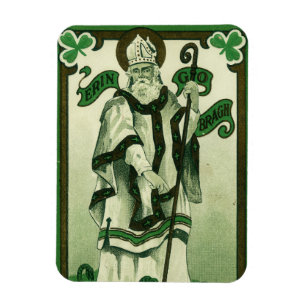 Vintage - Erin Go Bragh - St. Patrick's Groeten Magneet