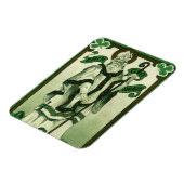 Vintage - Erin Go Bragh - St. Patrick's Groeten Magneet (Linkerzijde)