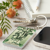 Vintage - Erin Go Bragh - St. Patrick's Groeten Sleutelhanger (Voorkant Rechts)