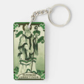 Vintage - Erin Go Bragh - St. Patrick's Groeten Sleutelhanger (achterkant)