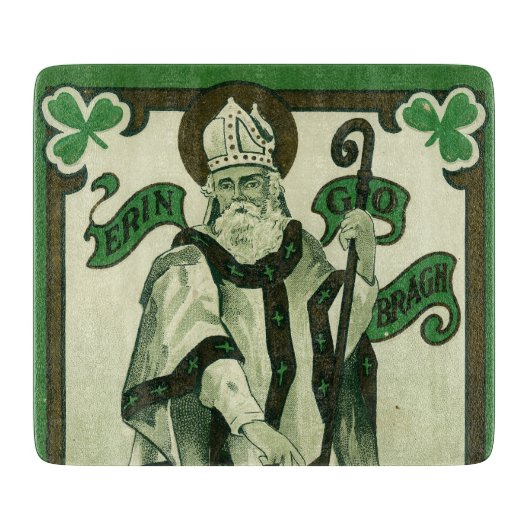 Vintage - Erin Go Bragh - St. Patrick's Groeten Snijplank (Voorkant)