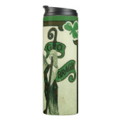 Vintage - Erin Go Bragh - St. Patrick's Groeten Thermosbeker (Geroteerd rechts)