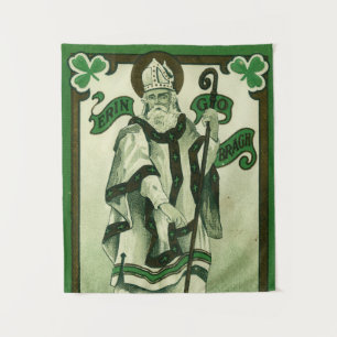 Vintage - Erin Go Bragh - St. Patrick's Groeten Wandkleed