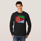 Vintage Eritrea Flag Eritrean Independence Day T-shirt (Voorkant volledig)