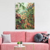 Vintage Ernst Haeckel Moss Poster Canvas Afdruk (Insitu (Woonkamer))