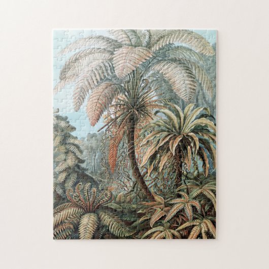 Vintage Ernst Haeckel Palm Trees Poster Legpuzzel (Verticaal)