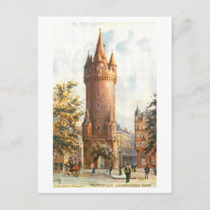Vintage Eschenheimer Toren, Frankfurt Briefkaart