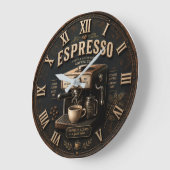 Vintage Espresso Coffee Machine Grote Klok (Hoek)