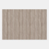 Vintage Espresso Martini Zwart Lint Wrapping Inpakpapier Vel (Voorkant)