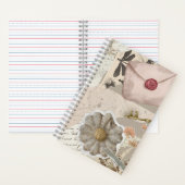 Vintage Esthetische Collage Notitieboek (Binnen)