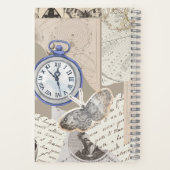 Vintage Esthetische Collage Notitieboek (Achterkant)