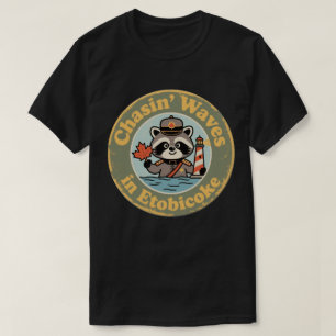 Vintage Etobicoke Meer Oever Wasbeer T-shirt