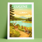 Vintage Eugene Oregon Briefkaart