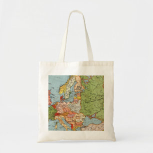 Vintage Europa 20e eeuw Bacon's Standard Kaart Tote Bag