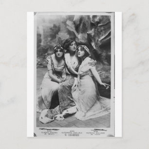 Vintage Everywoman Promotie Briefkaart