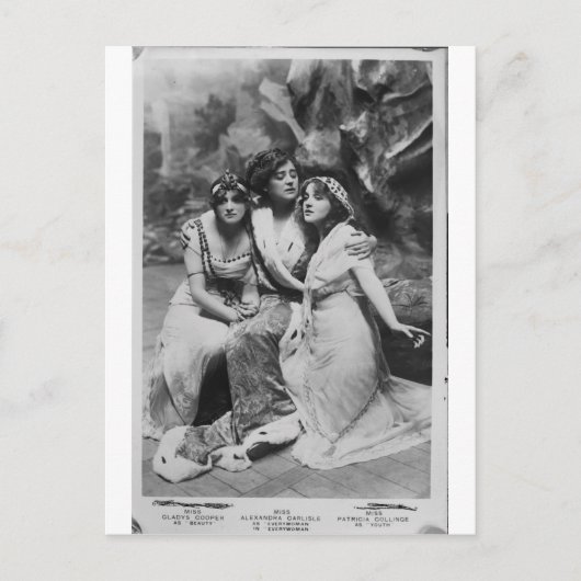 Vintage Everywoman Promotie Briefkaart (Voorkant)