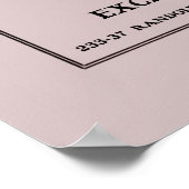 Vintage Excelsior automatische cyclus en Poster (Hoek)