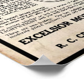 Vintage Excelsior Motorcycle Company Print (Hoek)