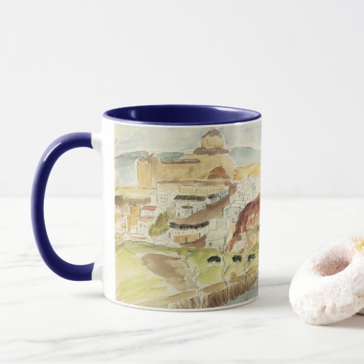 Vintage Expressionisme, Almeria door Walter Gramat Mok (Met donut)
