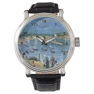 Vintage expressionisme, Hidensee door Walter Grama Horloge