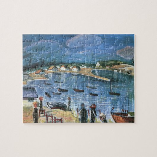Vintage Expressionisme, Hidensee door Walter Grama Legpuzzel (Horizontaal)
